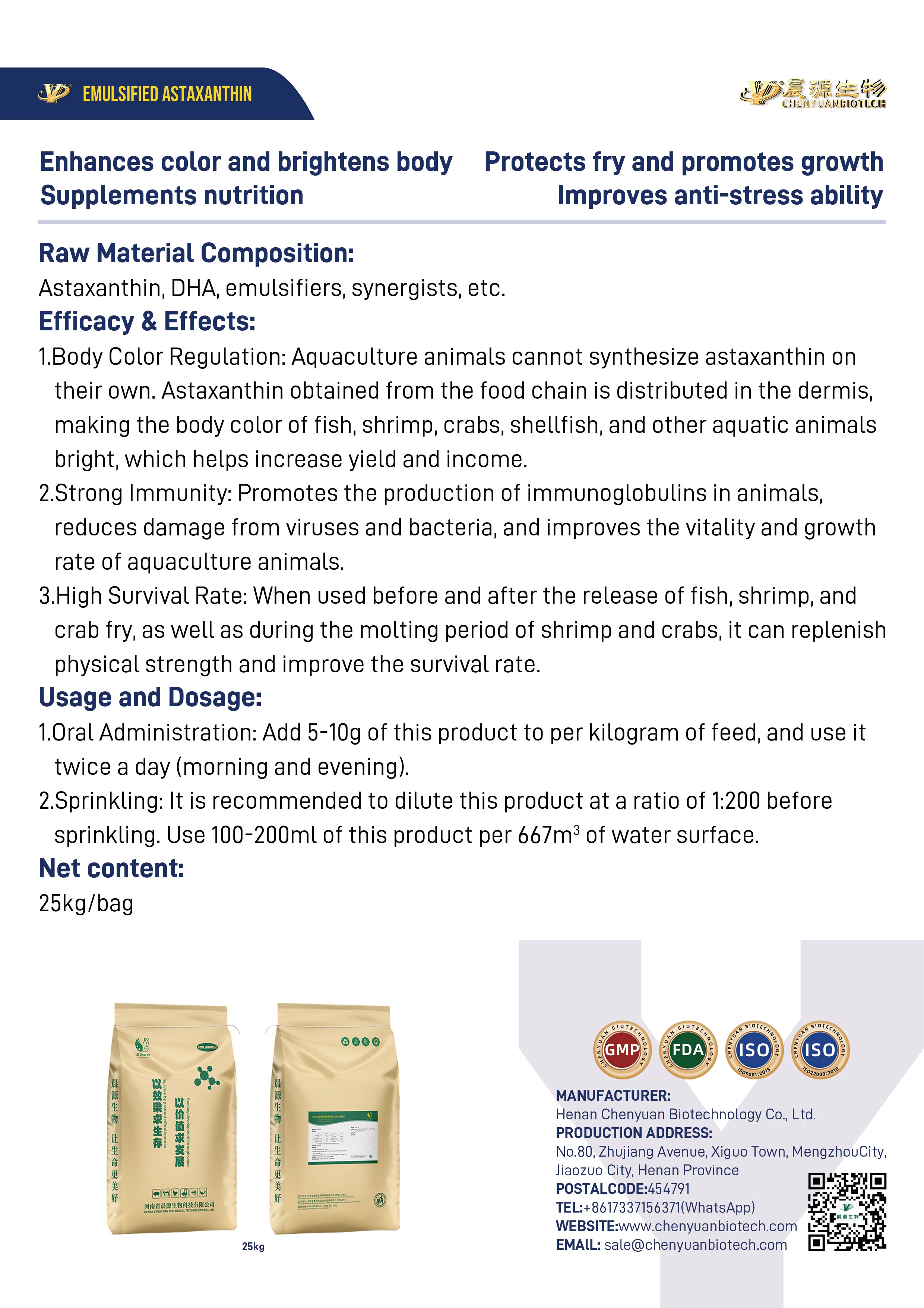 Emulsified Astaxanthin