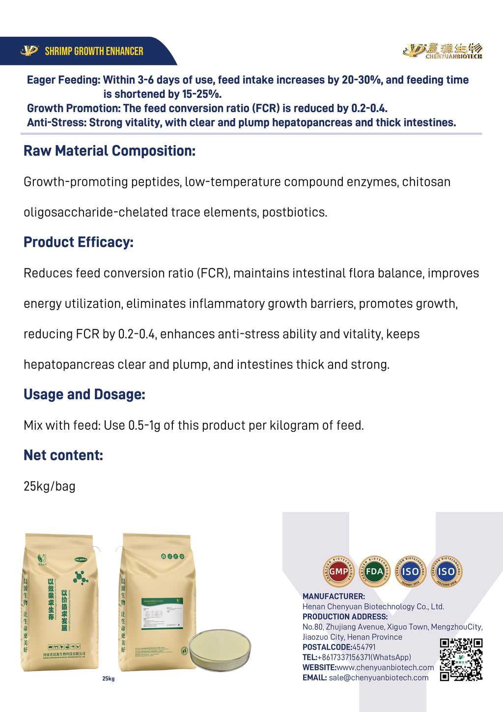 Shrimp Growth Enhancer