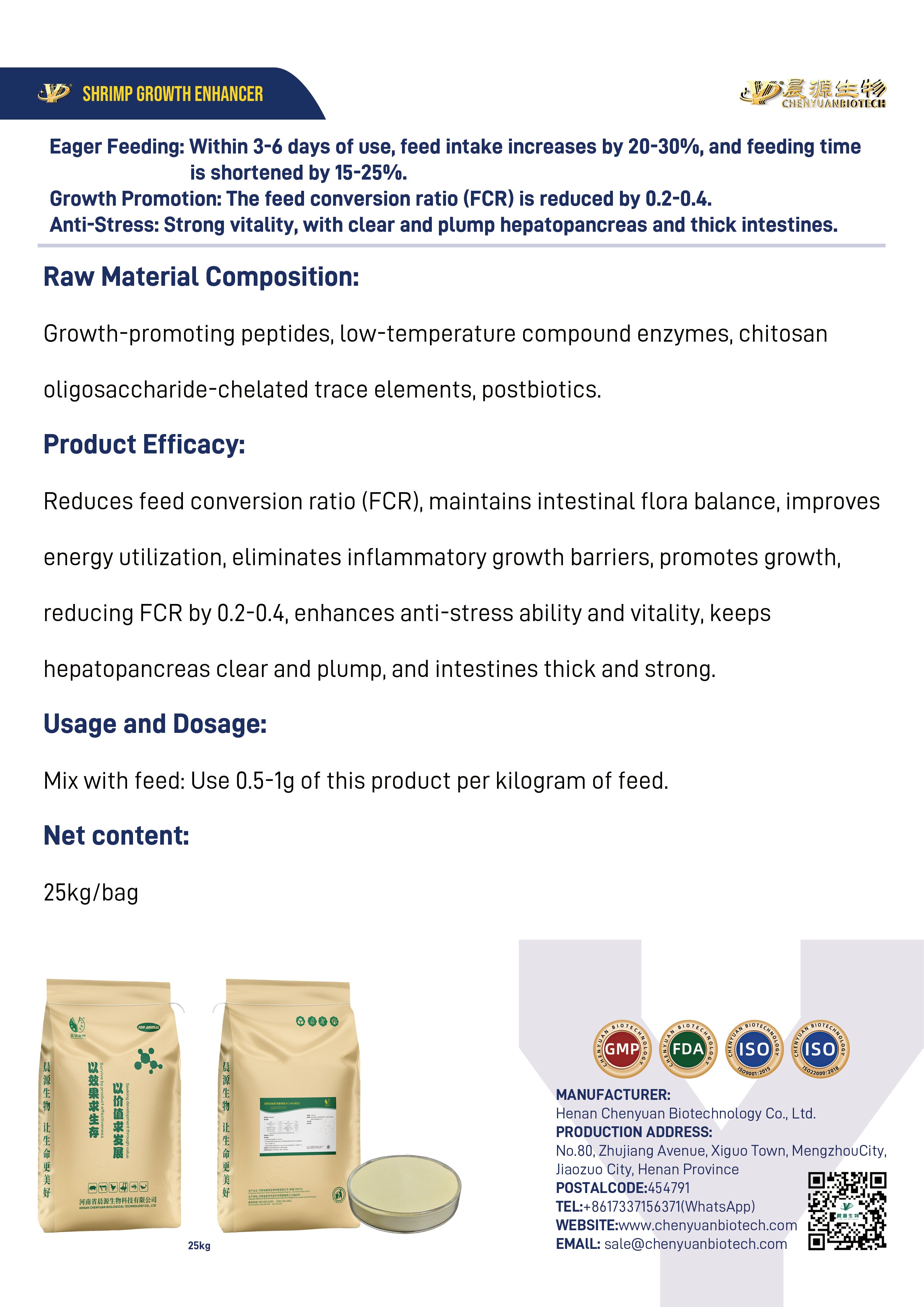 Shrimp Growth Enhancer