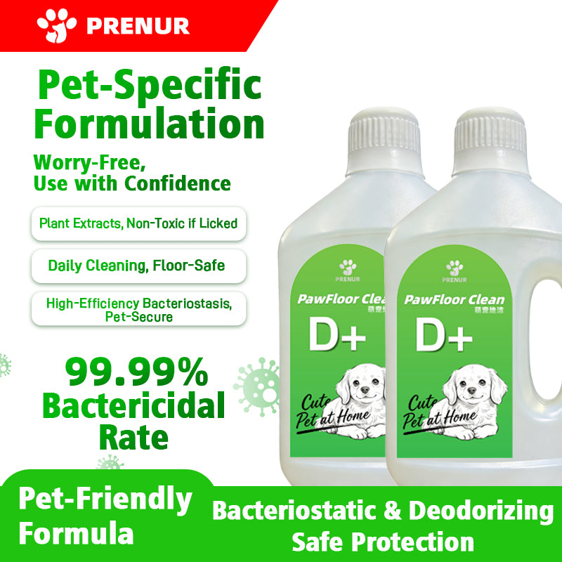 PRENUR PawFloor Clean - Pet-Friendly Formula Bacteriostatic & Deodorizing Safe Protection