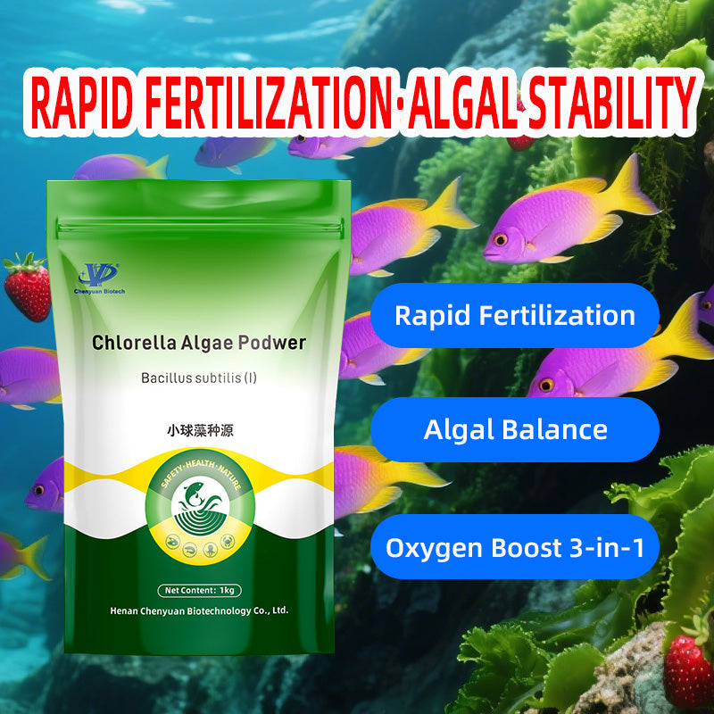 Chlorella Algae Podwer-Rapid Water Fertilization • Dissolved Oxygen Enhancement • Algal Balance
