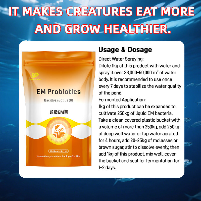 EM Probiotics-Stabilize Water Quality / Supplement Nutrients / Attract Feeding and Stimulate Appetite