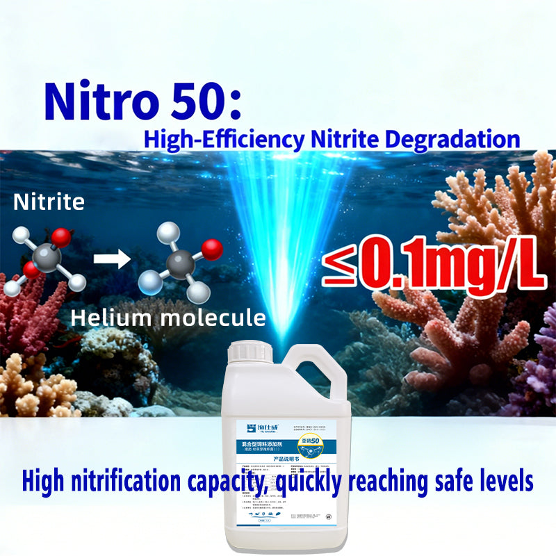 Nitro 50-Nitrite Degradation Feed Additive for Aquaculture