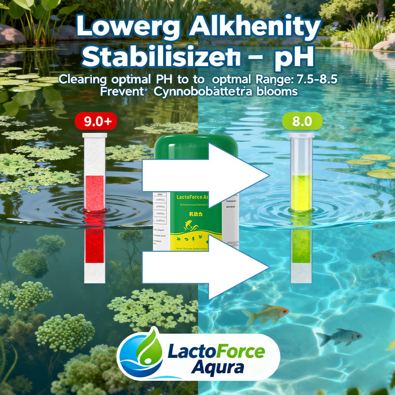 LactoForce Aqua-Decompose residual bait and feces Regulate pond pH 100-billion concentrated fermentable bacteria for intestinal regulation and feeding induction