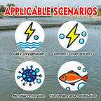 Aquatic Oxygen-Boosting-3D Oxygenation / Deep Water Penetration / Ammonia & Nitrite Removal