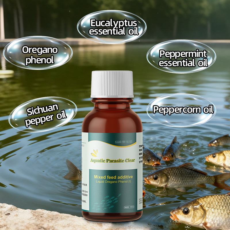 Aquatic Parasite Clear-Internal and external deworming · Plant extraction · Safe and thorough · Essential for aquaculture deworming