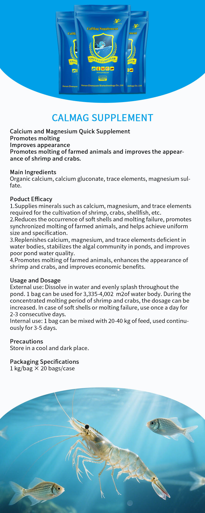 CalMag Supplement-Calcium and Magnesium Quick Supplement