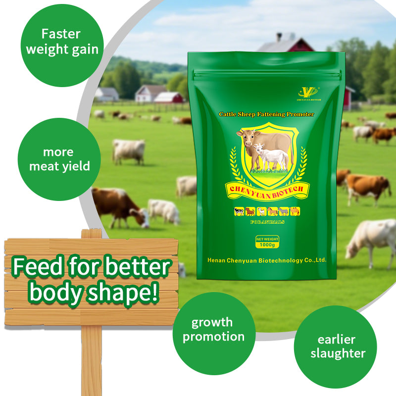 Cattle Sheep Fattening Promoter-Skeletal Development • Rapid Weight Gain • High Meat Yield • Low Feed Conversion Ratio