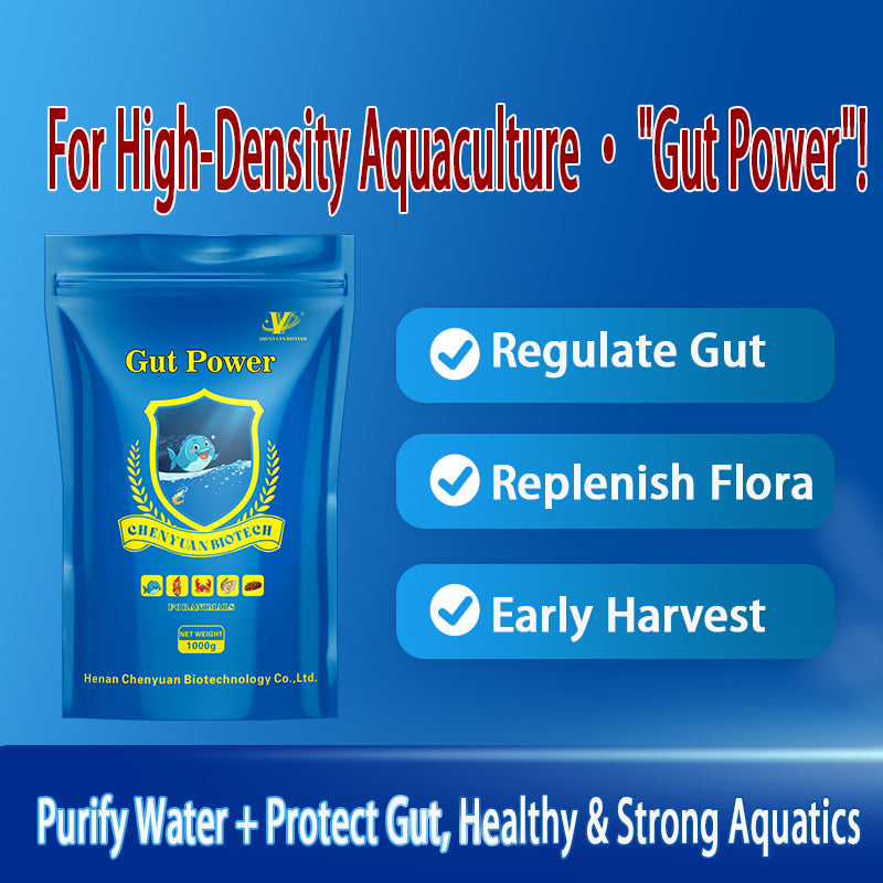 Gut Power-Regulates Intestines · Replenishes Flora · Enhances Growth