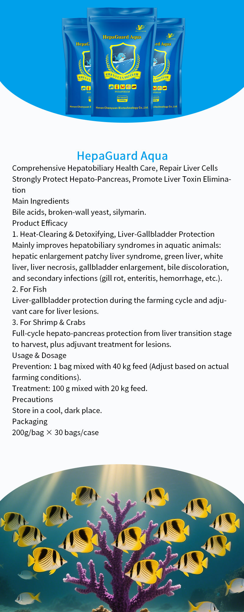 HepaGuard Aqua-Hepatobiliary Care, Liver Cell Repair, Hepatopancreas Protection & Toxin Elimination