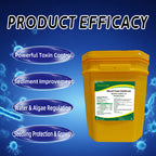 Pond Muck Cleaner-Oxidizes Black Sludge / Decomposes Mud Skin / Increases Dissolved Oxygen