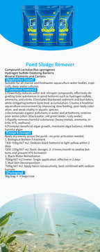 Pond Sludge Remover-Billion-Level Thiobacillus, Hydrogen Sulfide-Oxidizing Bacteria, Mineral Elements and Carriers
