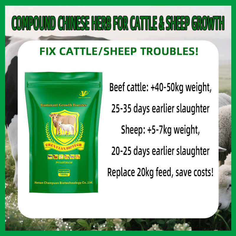 Ruminant Growth Booster-Faster weight gain & early slaughter Enhanced immunity & disease resistance